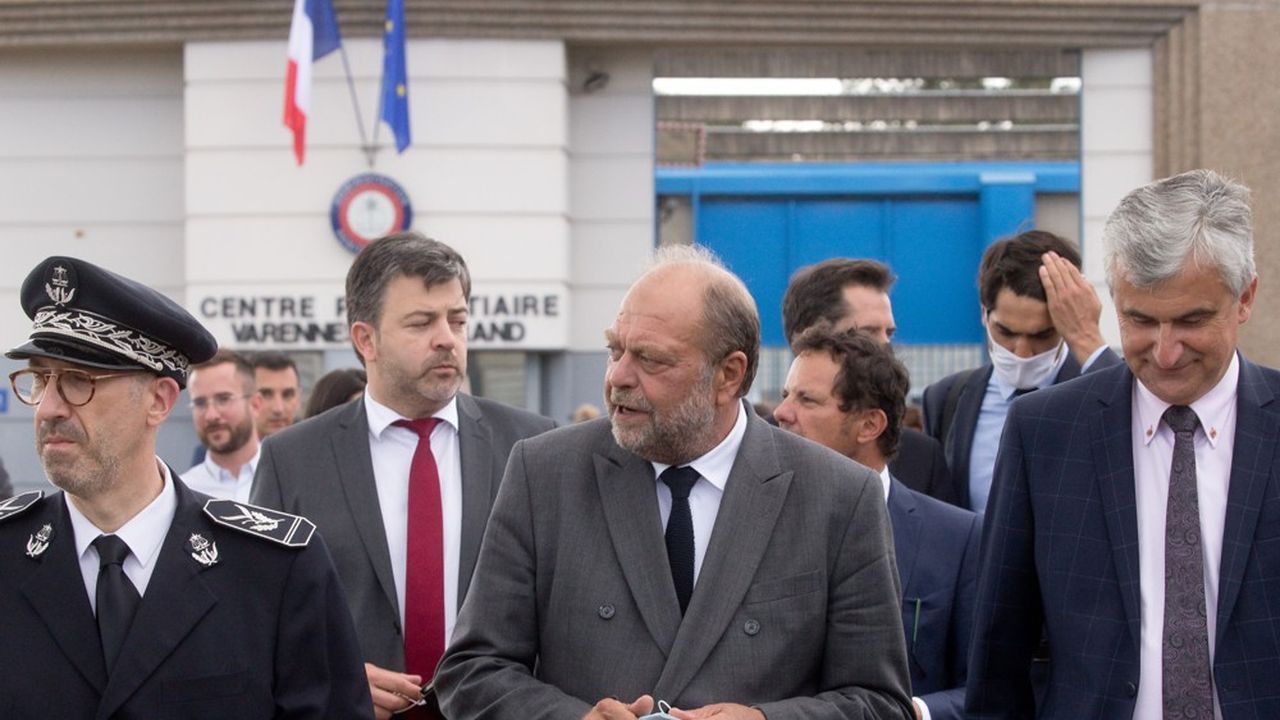 Le ministre de la Justice, Eric Dupond-Moretti, a annoncé la création de ce nouveau centre éducatif fermé lors d'une visite à la prison de Varennes-Le-Grand.