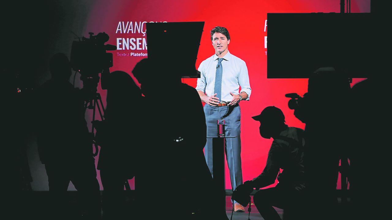 Le Premier ministre canadien, Justin Trudeau, est distancé dans certains sondages par son rival conservateur.