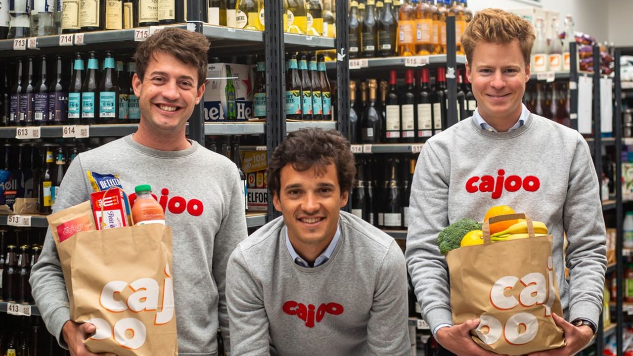 Jérémy Gotteland, Guillaume Luscan et Henri Capoul (de gauche à droite) sont les cofondateurs de Cajoo.