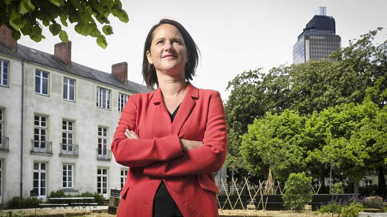 Johanna Rolland, maire PS de Nantes et présidente de France urbaine.