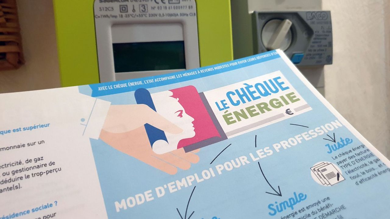 Le chèque énergie bénéficie à 5,8 millions de ménages en France.