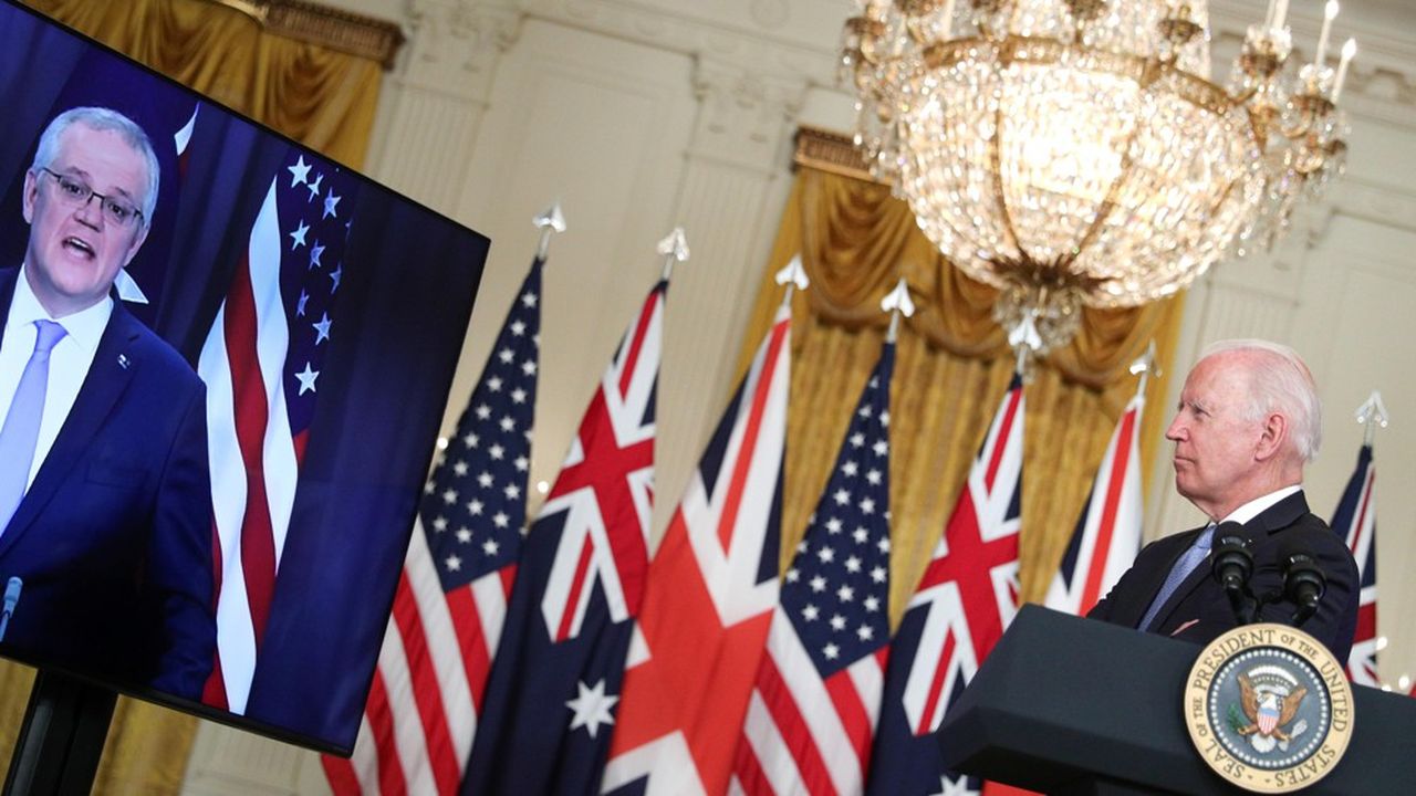 Le Premier ministre australien, Scott Morrison, a annoncé son nouveau partenariat pour la zone Indo-Pacifique mercredi par visioconférence avec le Premier ministre britannique, Boris Johnson, et le président Joe Biden ici à la Maison-Blanche.