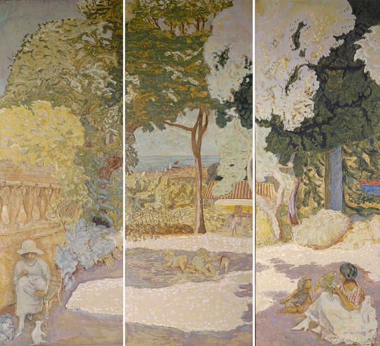Pierre Bonnard, « La Méditerranéee, Triptyque », étude à Saint-Tropez, 1911.