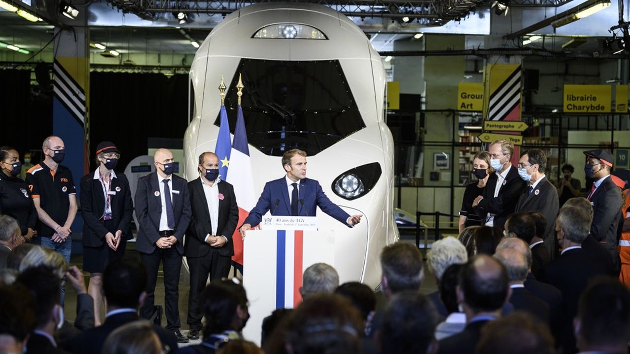 Après la réforme ferroviaire de 2018 et une augmentation des crédits de rénovation du réseau existant, on peut « commencer à réenvisager l'avenir », a estimé Emmanuel Macron.