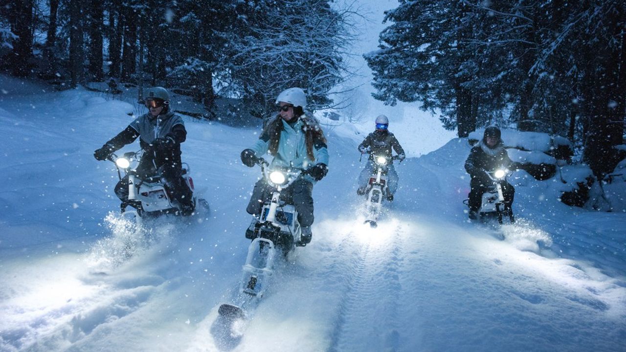 L'hiver prochain, MoonBikes compte commercialiser 30 parcs de snowbikes.
