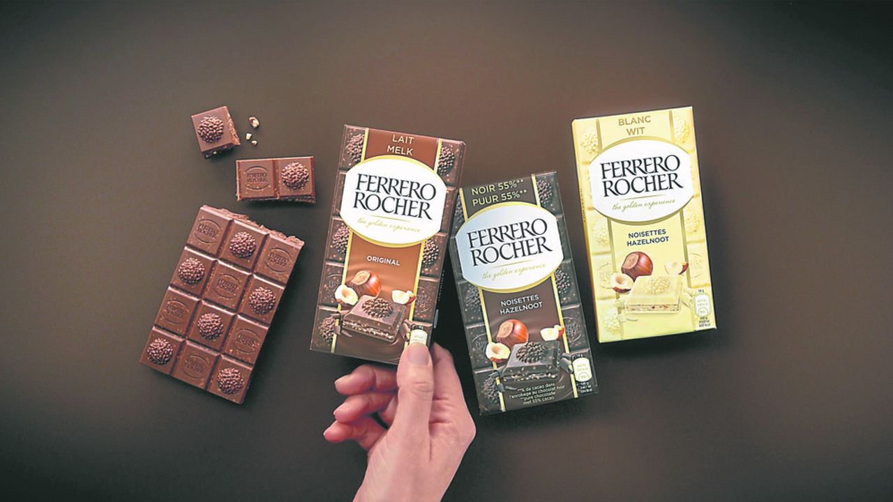 Les tablettes tirent la croissance du marché du chocolat en France.