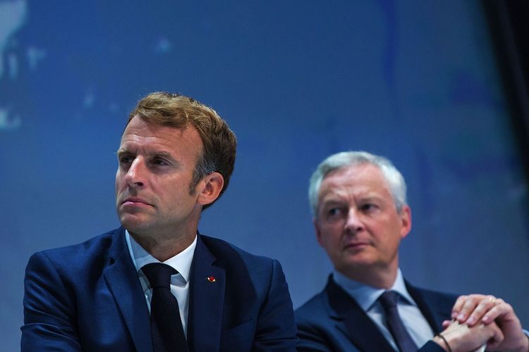 Emmanuel Macron et Bruno Le Maire.