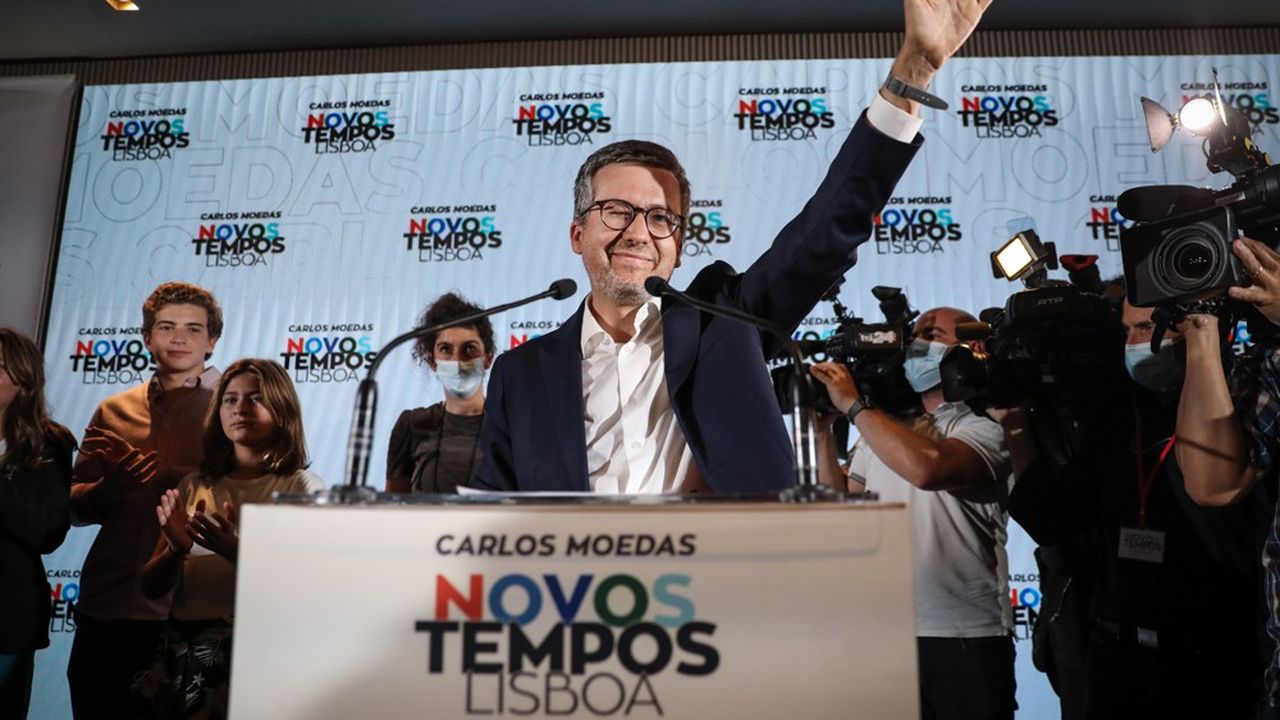 Le conservateur Carlos Moedas, ancien commissaire européen à la Recherche, a remporté la mairie de Lisbonne par surprise.