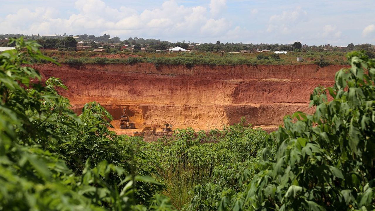 Une mine de cuivre et de cobalt dans la région du Kolwezi.