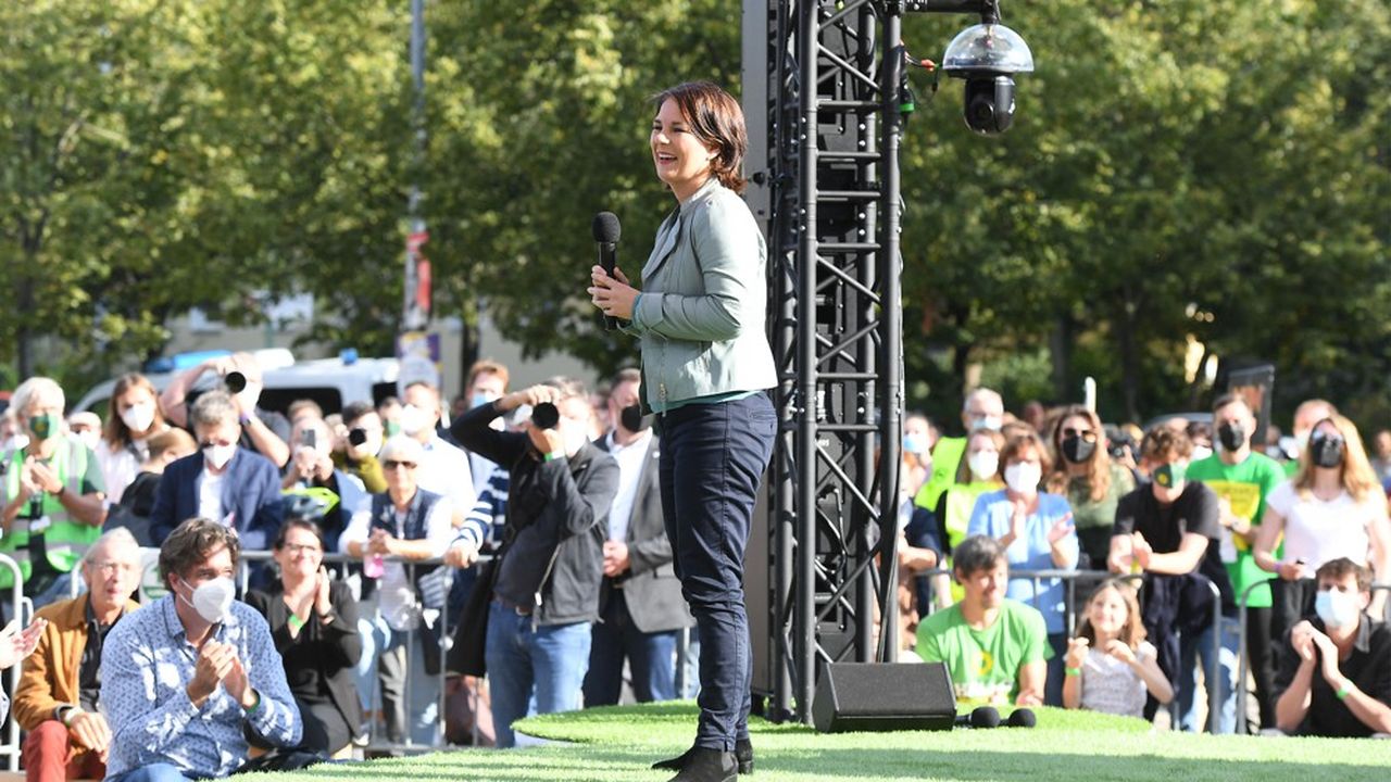 Annalena Baerbock, coprésidente des Verts, est l'une des figures montantes de la politique outre-Rhin.