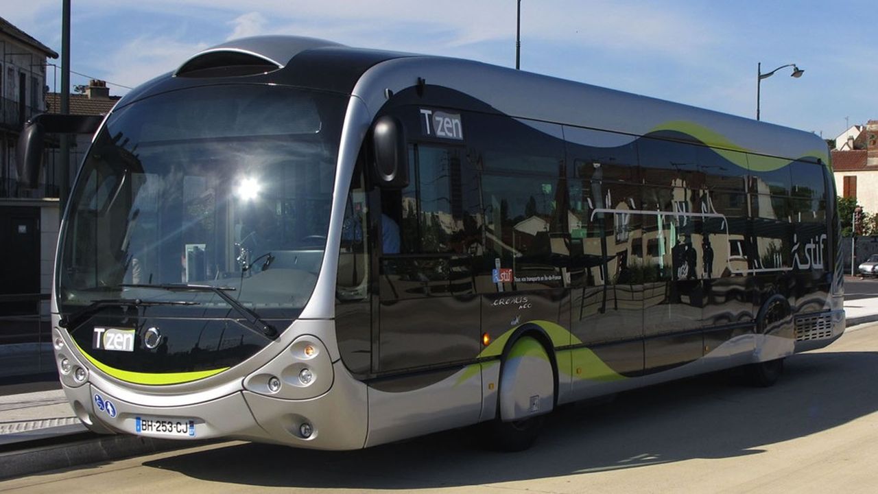Le futur bus T zen 4 va équiper la nouvelle ligne de transport en site propre reliant Viry-Chatillon à Corbeil-Essonnes sur 14 kilomètres.