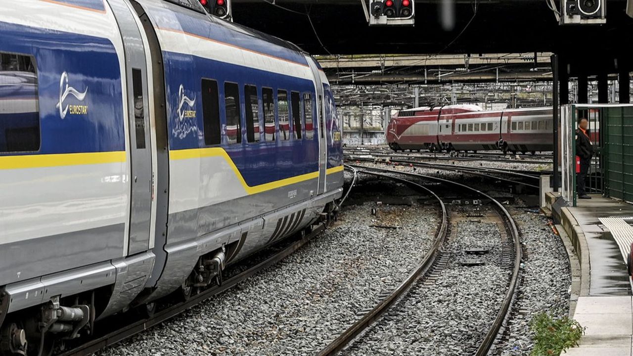 En gare du Nord à Paris, des trains TGV Eurostar en partance pour Londres croisent leurs cousins Thalys, qui se dirigent vers le Benelux et l'Allemagne.