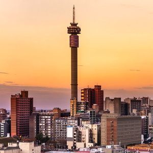 Une tour télécoms à Johannesburg, en Afrique du Sud.