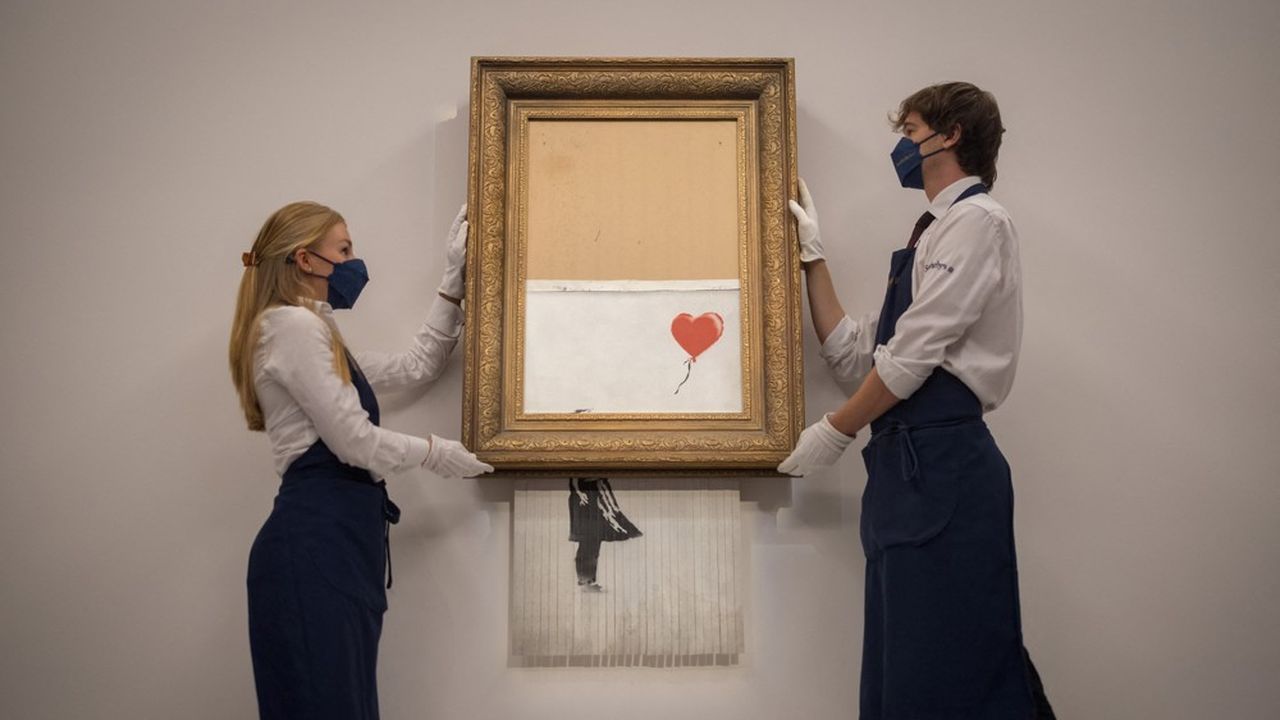 Le tableau de Banksy avait été partiellement détruit en 2018.