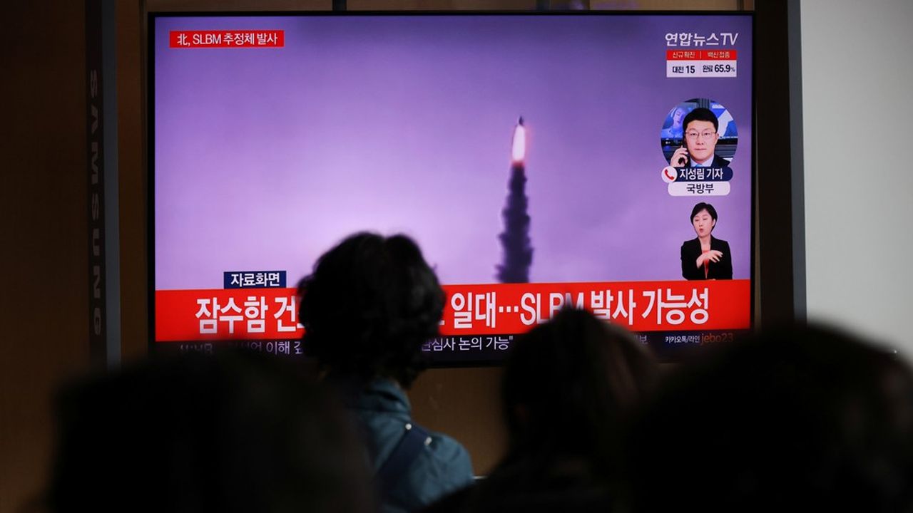 Pyongyang a récemment effectué plusieurs lancements tests : un missile à longue portée, une arme tirée depuis un train, et un missile présenté comme hypersonique.