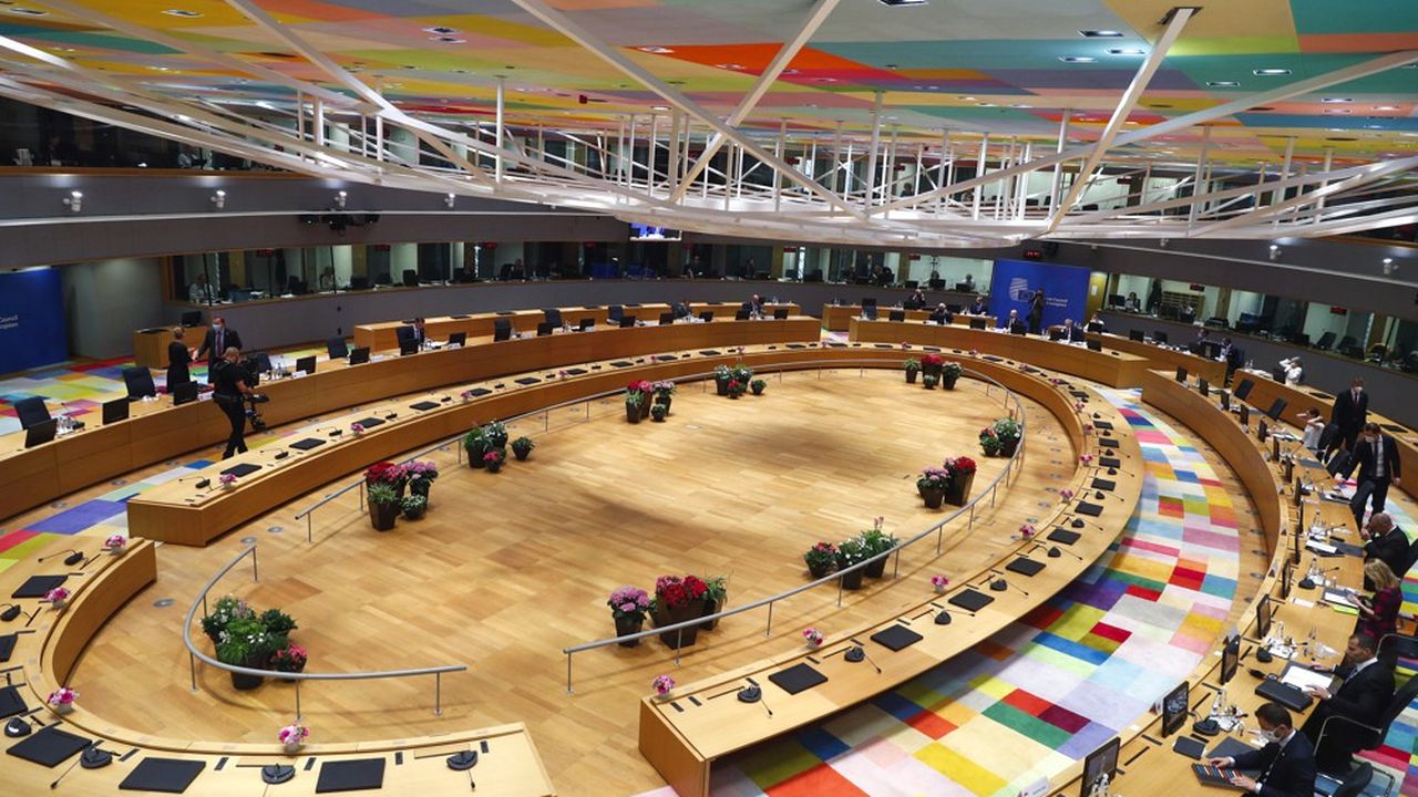 La table des discussions du dernier Sommet de juin 2021 à Bruxelles