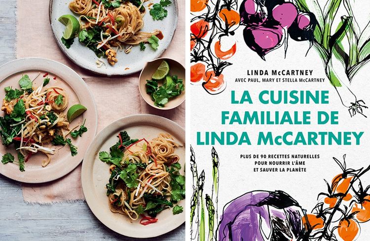 La recette du PadThai, tiré de «La Cuisine familiale de Linda McCartney».