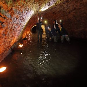 La rivière souterraine au Château de Vaux-le-Vicomte