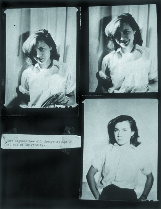 Photos personnelles de Patricia Highsmith à l'époque de ses études de lettres au Barnard College de New York.