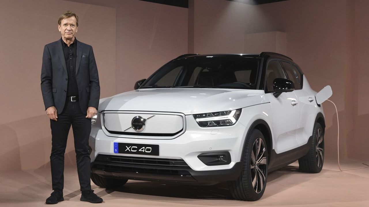 Hakan Samuelsson, directeur général de Volvo depuis 2012, a présenté la première voiture 100 % électrique du groupe en 2019.