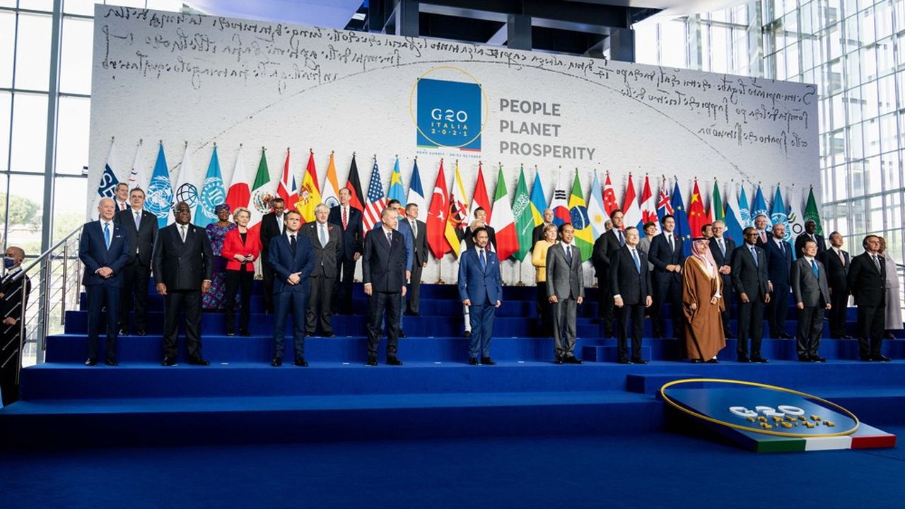 G20 le sommet de Rome assure le minimum sur le climat Les Echos