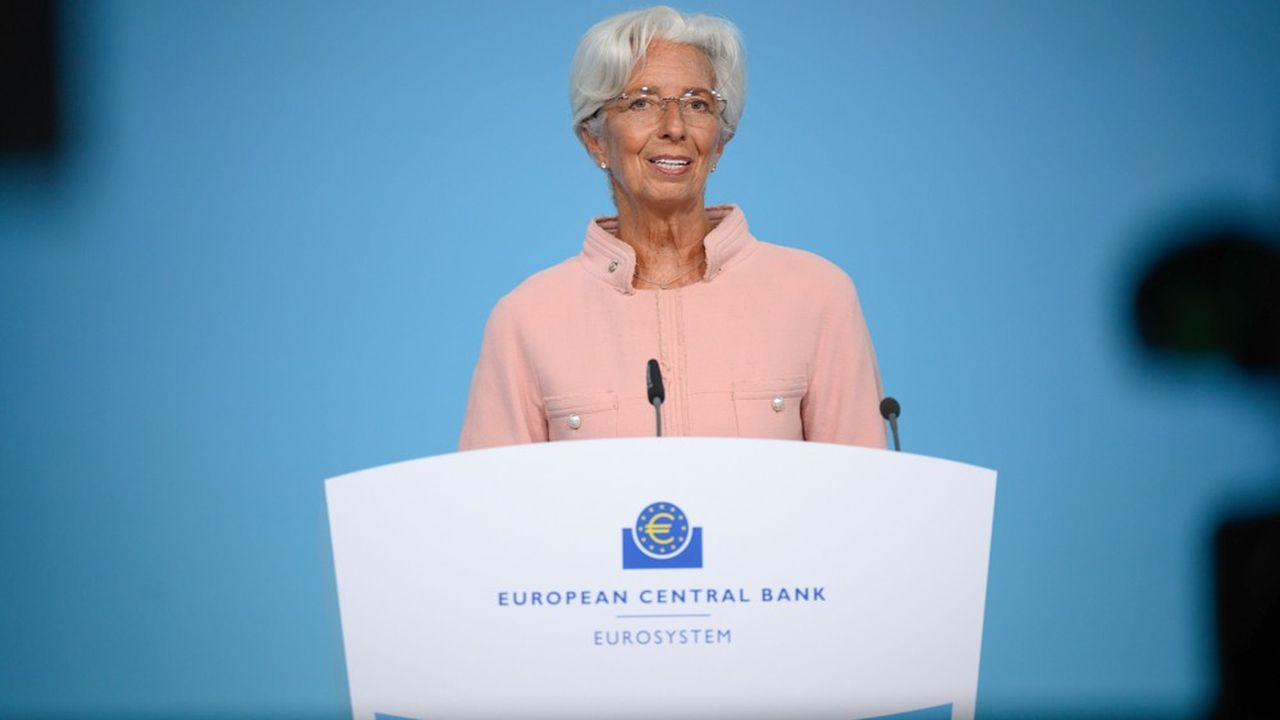 Christine Lagarde, présidente de la BCE, le 9 septembre 2021.