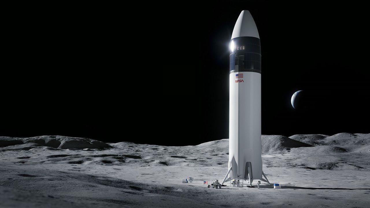 L'agence spatiale américaine a choisi le Starship de SpaceX pour poser un équipage sur la Lune avec Artemis 3.