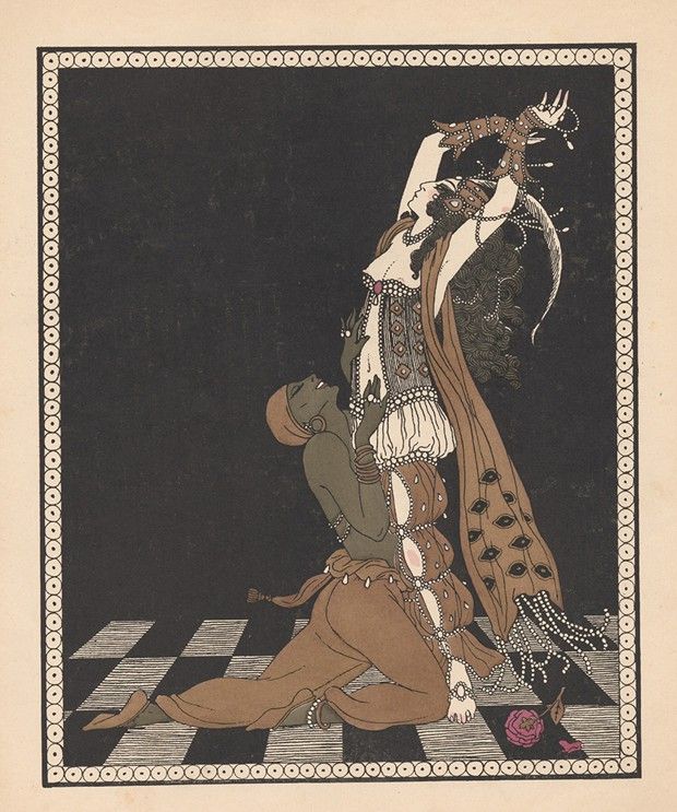 Ida Rubinstein et Vaslav Nijinsky dans le ballet «Scheharazade» (1910).