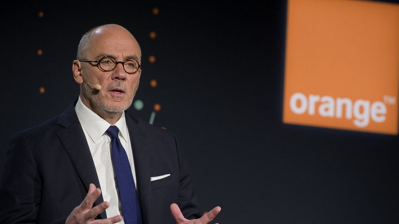Stéphane Richard, le PDG du groupe Orange, fait face à une forte baisse de l'action en Bourse, dans un contexte plus général de désamour des marchés pour les valeurs télécoms.