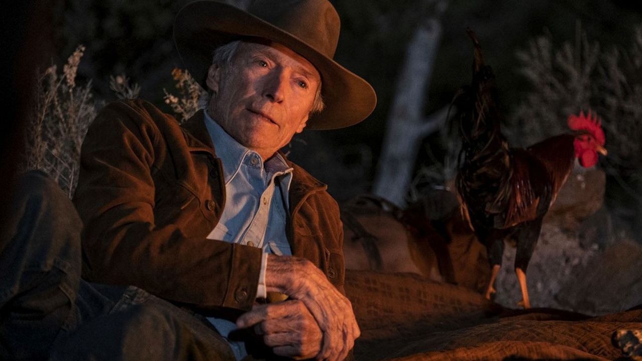 Clint Eastwood sur les routes du Mexique, avec le coq Macho.