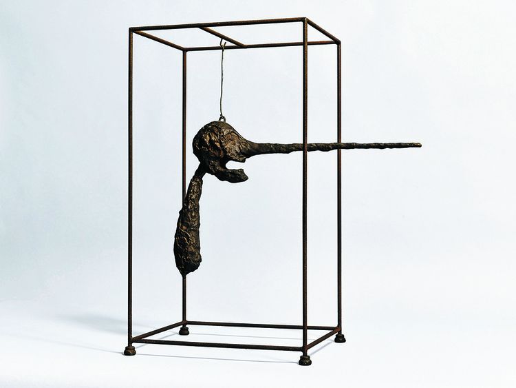 Le Nez (version 1949) d'Alberto Giacometti, collection Macklowe. Estimation : 70 millions de dollars.