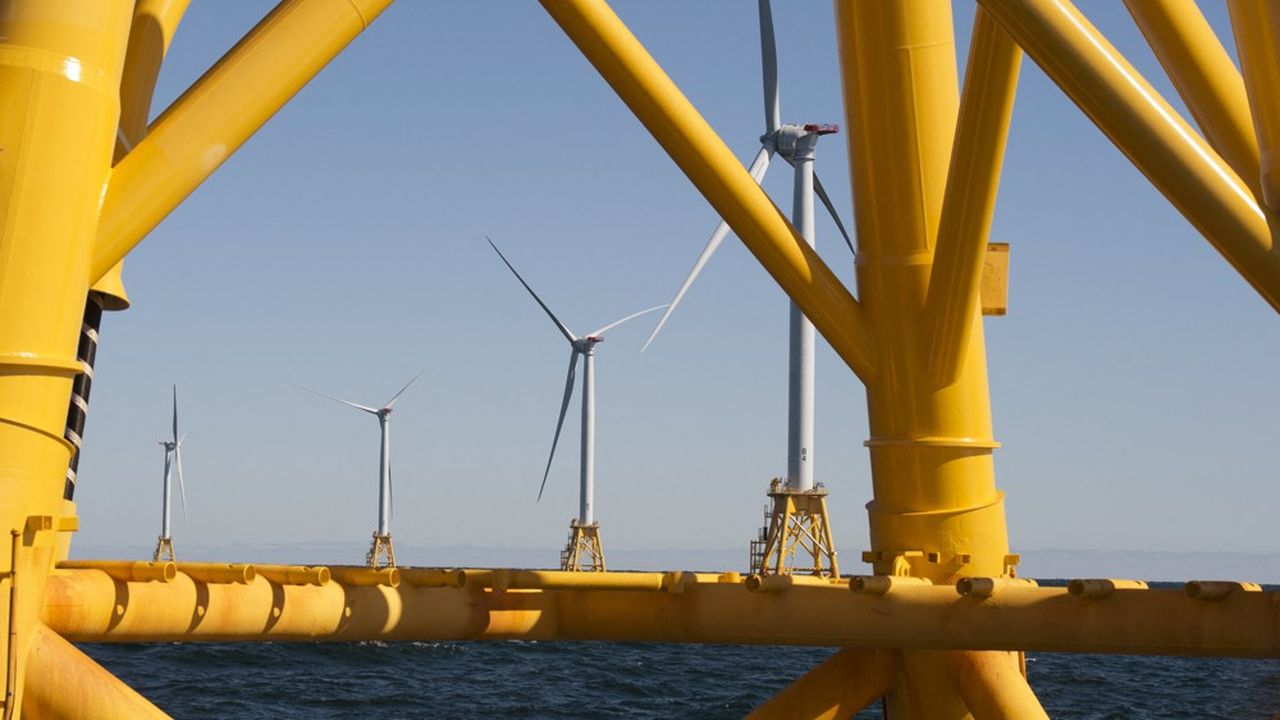 Block Island a été le premier parc éolien en mer à entrer en service, dans le Rhode Island.
