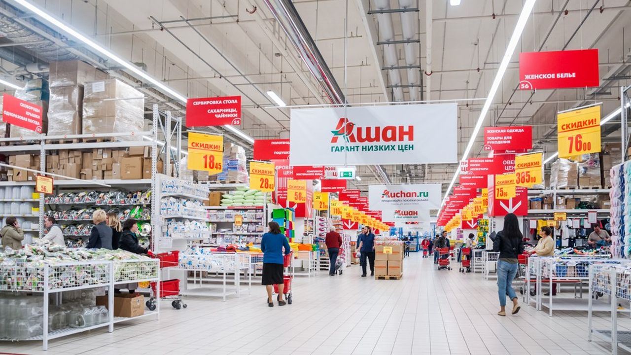 Les Russes reviennent en force dans les hypermarchés français avec la crise du Covid et l'adaptation au e-commerce.