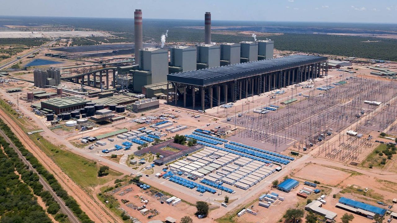 La centrale thermique au charbon de Medupi en Afrique du Sud, l'une des plus importantes d'Afrique.