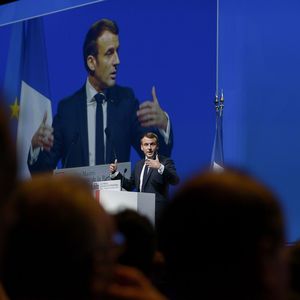 Emmanuel Macron lors du dernier Congrès des maires, en novembre 2019.