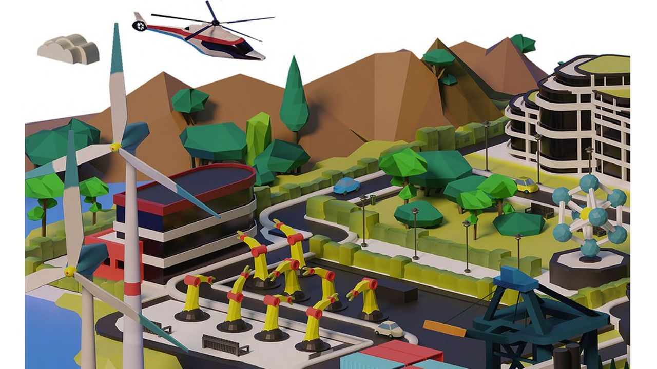 Le grand public pourra accéder à une plateforme numérique 3D qui modélise une ville et ses installations industrielles.