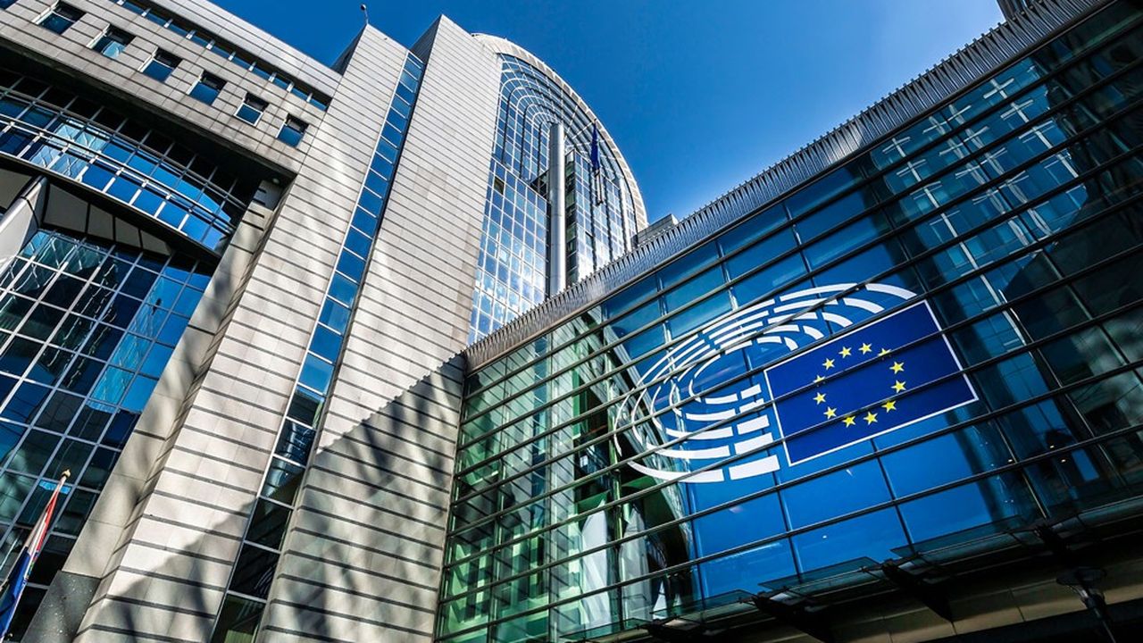 Le Parlement européen, à Bruxelles, en Belgique.