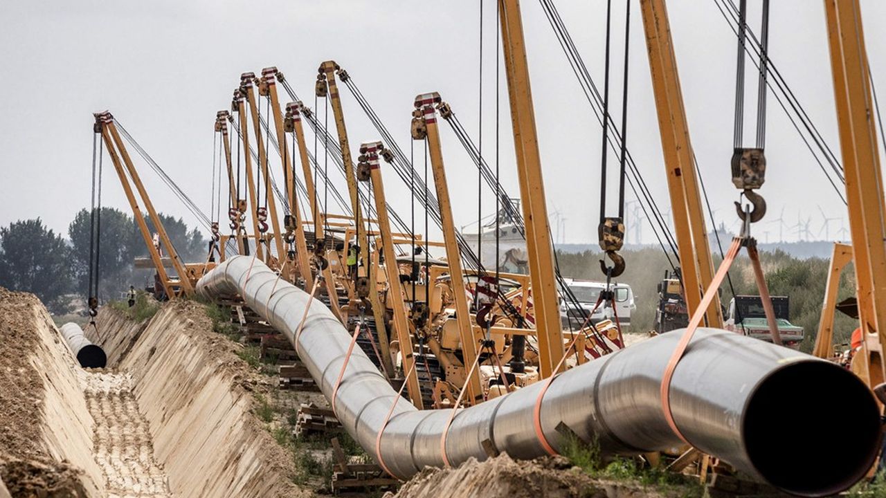 Le gazoduc de 1.200 kilomètres de long doit permettre de fournir 55 milliards de mètres cubes de gaz russe à l'Allemagne.