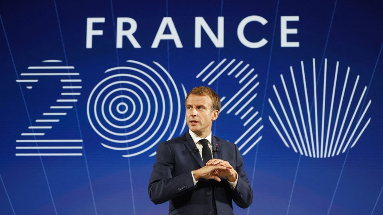 Le président Macron lors de la présentation du plan France 2030, le 12 octobre dernier.