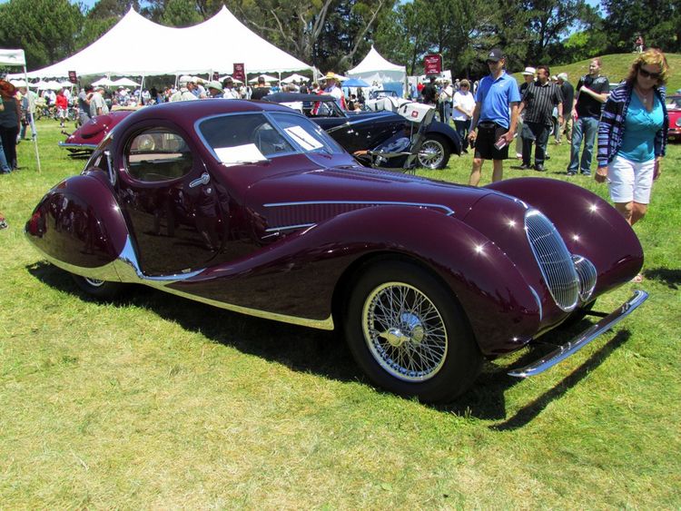 Ce modèle (décliné des Talbot T150C de course) est considéré comme l'un des fleurons de l'automobile française des années 1930, Après la faillite de la marque talbot en 1929, c'est l'ingénieur italien Anthony Lago qui a racheté la marque en 1934 pour la relancer sur le créneau des sportives d'exception.