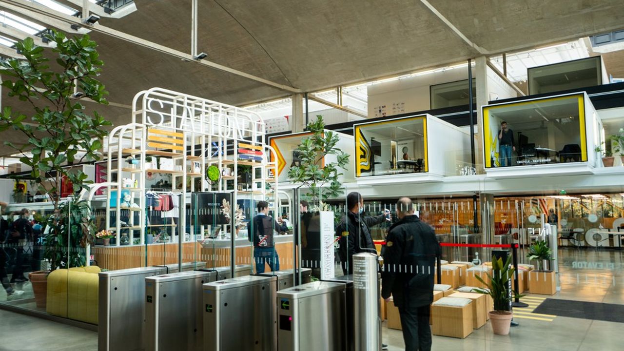 L'incubateur parisien Station F accueille un millier d'entrepreneurs.