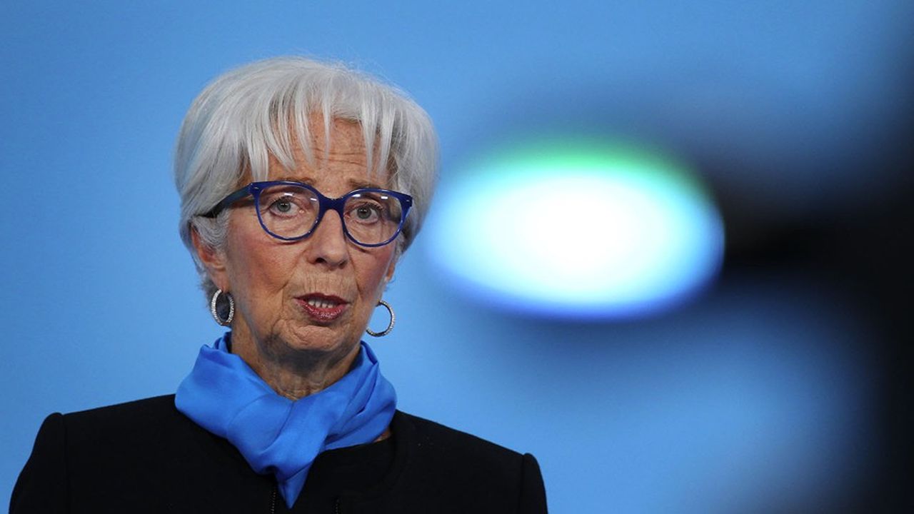 La présidente de la BCE, Christine Lagarde, doit convaincre les marchés qu'aucune hausse des taux n'est prévue en 2022.