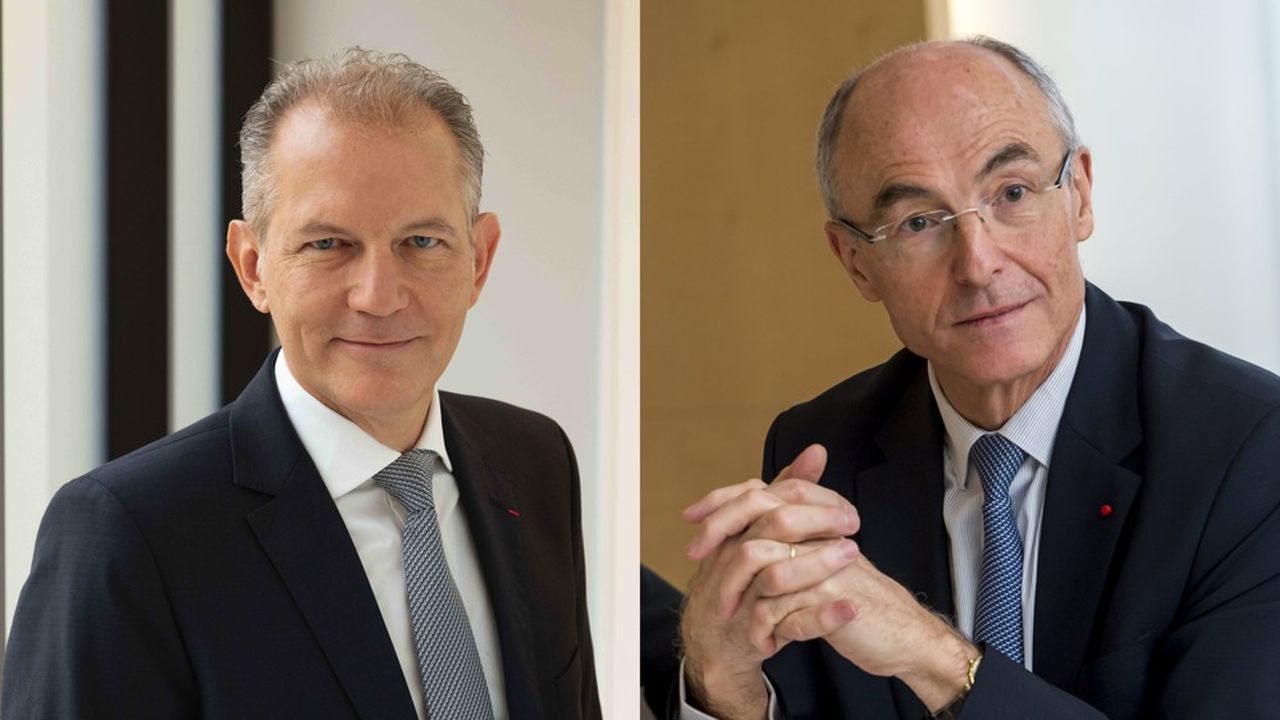 François Jackow (à gauche) deviendra directeur général en juin prochain. Benoît Potier, qui était aux manettes d'Air Liquide depuis 20 ans, sera nommé président.