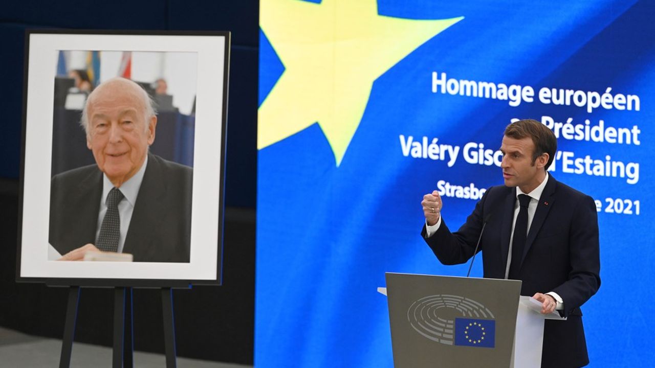 Le Parlement européen a rendu hommage hier à l'ancien président de la République française et « grand capitaine du projet européen », Valéry Giscard d'Estaing, mort il y a un an.