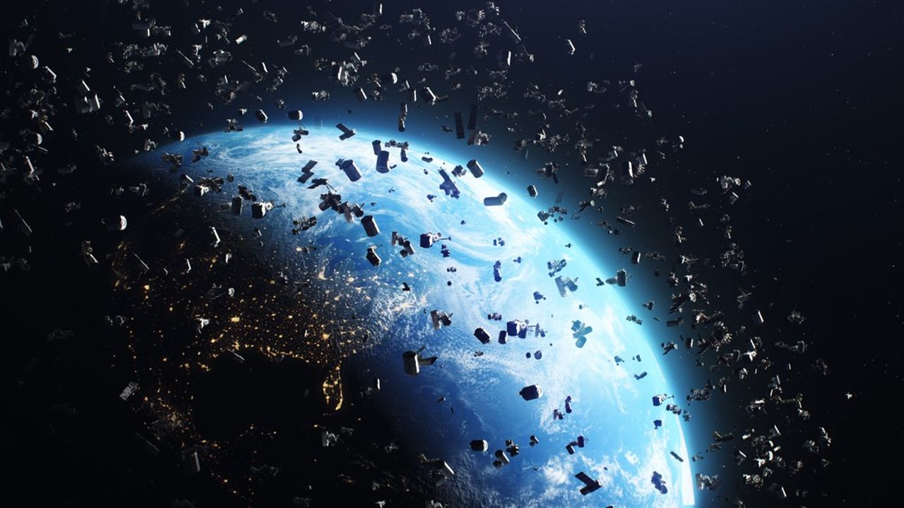 Dix mille tonnes de débris spatiaux de toutes les tailles encombrent le voisinage immédiat de la Terre.