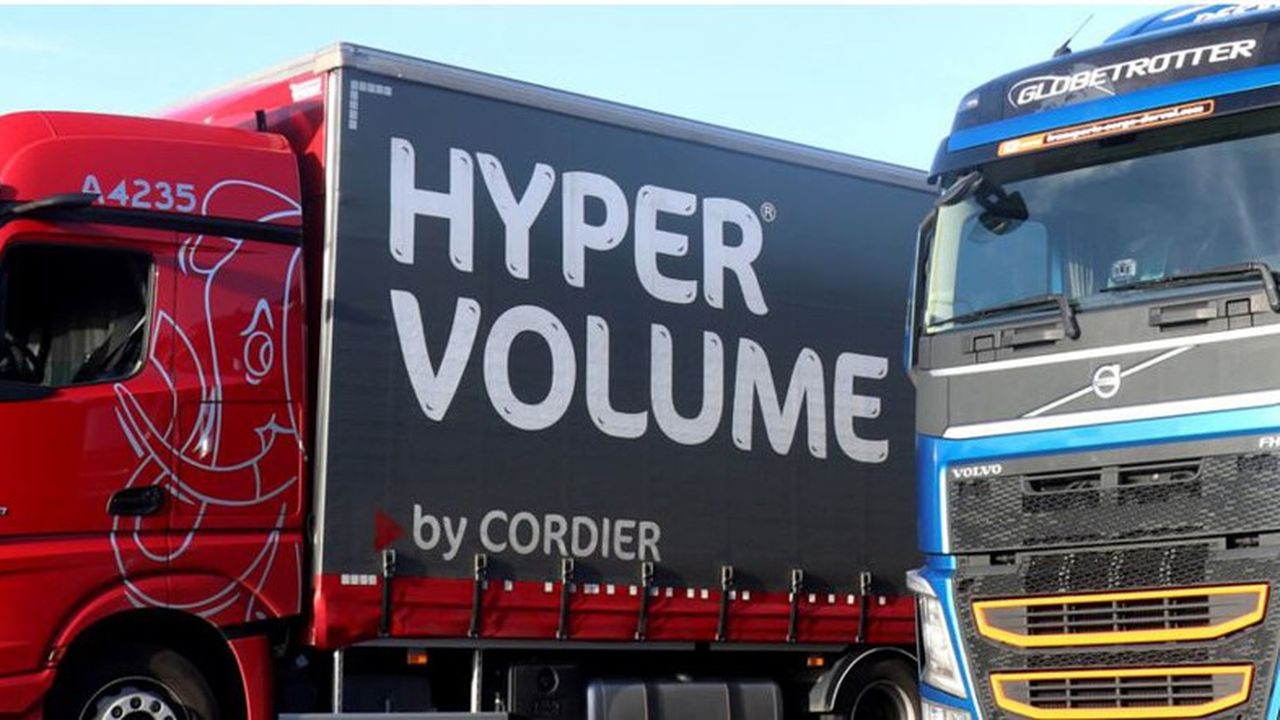 Transports Cordier oeuvre notamment sous la marque « Hyper volume ».