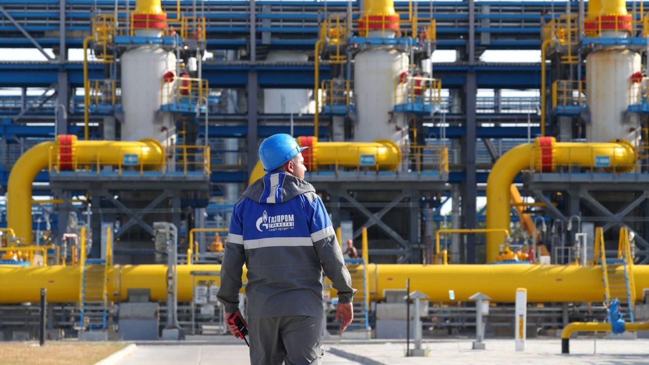 Unité de compression de Gazprom dans la région de Saint-Pétersbourg, point de départ du gazoduc Nord Stream 2. Le pipeline n'a toujours pas reçu l'autorisation d'opérer de la part du régulateur allemand.