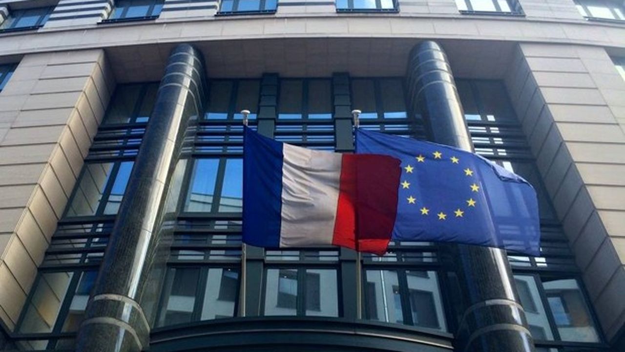 La Représentation Française auprès de l'UE, place de Louvain à Bruxelles.
