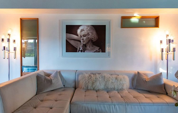 La Cabana Suite du «Hollywood Roosevelt» décorée à l'image de Marilyn Monroe qui y habita deux ans.