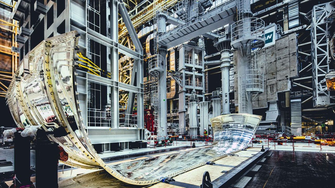 La fabrication du réacteur expérimental Tokamak de fusion nucléaire pour Iter, à Cadarache.